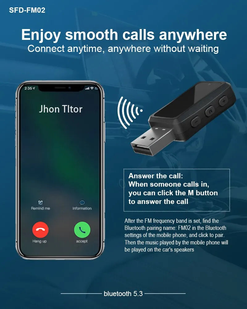 Car Bluetooth Transmitter